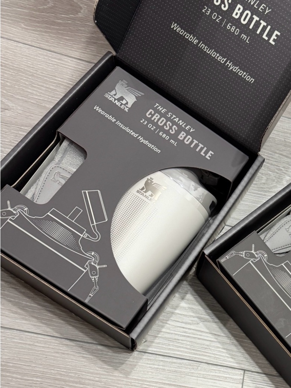 Stanley Ash Grey Wearable Insulated Cross Bottle